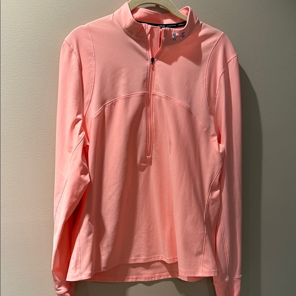 Under Armour Coral Quarter-Zip Top
